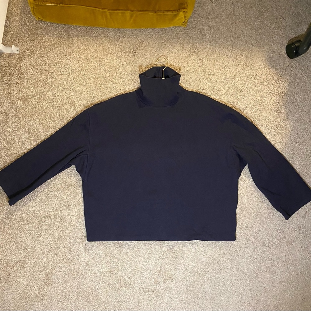 Acne Studio Navy Lorma Turtleneck
